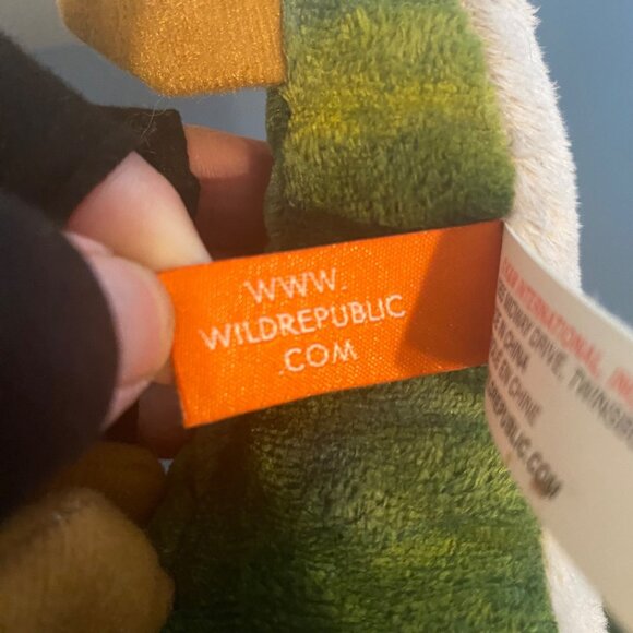 Wild Republic Stegosaurus Plush Toy Stuffed Animal Dinosaur 14.5" Realistic - Picture 5 of 9